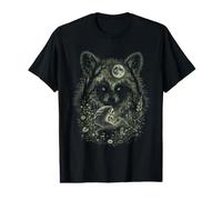 Magic Moon Raccoon Forest Fantasy Cottagecore Men Women Value Graphic T-Shirt
