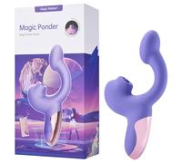 Magic Motion Enchant Ponder - 2-in-1 Clitoral Vibrator (Purple)