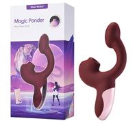 Magic Motion Magic Ponder - 2in1 Clitoral Arm Vibrator (Burgundy)