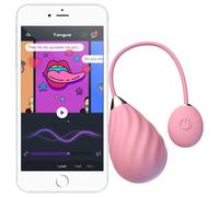 Magic Motion Magic Sundae App Controlled Love Egg Vibrator Pink One Size