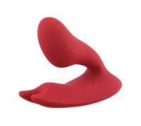 Magic Motion UMI Smart Wearable Dual Motor Vibrator Red 8,8 cm