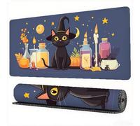 Magic Mouse Pad 1500 x 800 x 3 mm XXL Desk Mat Cat Mouse Mat, Extended Japanese Mousepad, Large Desk Pad with Non-Slip Base and Stitched Edge Office Accessories for Home Computers Gaming Work,Model916