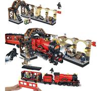 Magic Movie Series Express Train Creative and Versatile Creative Building Assembly Bricks Toys Kid Gifts Toys Christmas 75955 No Box 19035