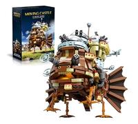 Magic Moving Castle Building Set for Adults, 1513 Pieces Anime Steampunk Mechanical Model Kit, Japan Howl's Magical Castle Bricks Kit, Architecture Gift for Home Office Decor