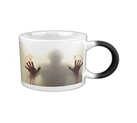 Magic Mug Heat Changing Zombie Design | Colour Changing Coffee Mug | Novelty Horror Style Cup | 11oz Ceramic Mug