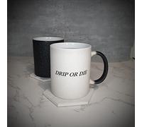 Magic Mugs! Heat Sensitive Colour Changing Mug (Motivational: Drip or die)