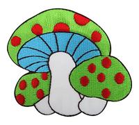 Magic Mushroom Badge Embroidered Sew/Iron On Patch for T Shirt Bag Jeans Craft