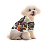 Magic Mushroom Dog T-Shirt Clothes Apparel Puppy Vest Pet and Elastic Tank Top Clothing, Dogs Cats Pullovers Cute Breathable Soft Small