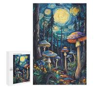 Magic Mushroom Forest-1 Puzzle 1000 Teile Schwer Puzzle Spielzeug Lernspiel Impossible Herausforderungsspielzeug Für Erwachsene Kinder 1000 PCS
