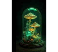 Magic Mushroom Notebook: Cute Aesthetic Lined Journal for Journaling and Taking Notes