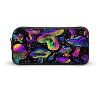 Magic Mushroom Pencil Case Cute Pen Pouch Cosmetic Bag Pecil Box Organizer for Travel Office