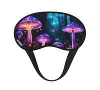 Magic Mushroom Print Adults Washable Eye Mask for Sleeping Light Blocking Nap for Night Rest Cover