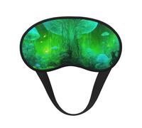 Magic Mushroom Print Adults Washable Eye Mask for Sleeping Light Blocking Nap for Night Rest Cover