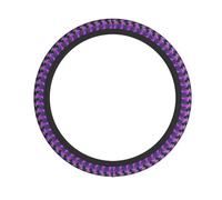Magic Mushroom Print Car Steering Wheel Protector Convenience All-Season Comfortable Easy Installation