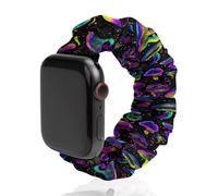 Magic Mushroom Scrunchie Watch Bands Soft Elastic Replacement Wristband Compatible with Apple Watch 42mm/44mm