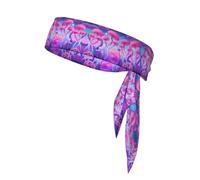 Magic Mushroom Unisex Sports Head Tie - Double-Sided, Moisture-Wicking Workout Headband, Adjustable Knotted Band for Running, Yoga & Gym
