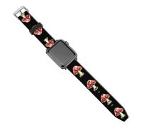 Magic Mushroom Watch Band Leather Replacement Watch Strap Bands for Men Women Sports