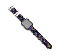 Magic Mushroom Watch Bands Replacement Silicone Straps Sport Wristbands Compatible for Apple Watch 42mm/44mm