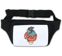Magic Mushroom Witch Doctor Frog Pepe Waist Bag Fanny Pack White