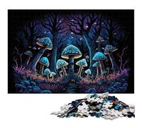 Magic Mushrooms 1000 Piece Jigsaw Jigsaw Puzzles Challenging Brain Teaser, Family Activity, Home Decor, 50x75CM/19.68x29.52inch