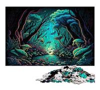 Magic Mushrooms 1000 Piece Jigsaw Puzzles for Adults Impossible Jigsaw Puzzles for Adults Ideal And Home Decor 50x75CM/19.68x29.52inch