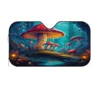 Magic Mushrooms Car Windscreen Sun Shade Front Window Sunshade Visor M