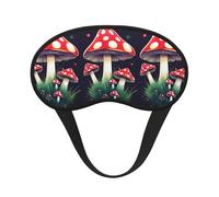 Magic Mushrooms Sleep Mask, Eye Mask, Light-Blackout Design Ultra Soft & Comfortable for Men, Women