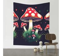 Magic Mushrooms Tapestry 60x51in Bedroom Living Room On The Wall Festival Decoration Indoor Outdoor