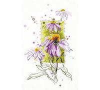 Magic needle 100-101 ZW Echinazea Counted Cross Stitch Kit with Zweigart Edition, Cotton, Multi-Colour, 14 x 23 cm