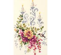 Magic Needle 100-201 ZW Festive Etude Counted Cross Stitch Kit with Zweigart Edition Cotton Multi-Coloured 17 x 27 cm