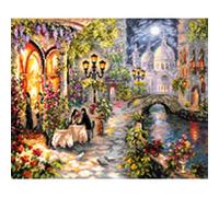 Magic needle 110-081 ZW Night Rendezvous Counted Cross Stitch Kit with Zweigart Edition Cotton Multi-Coloured 40 x 32 cm