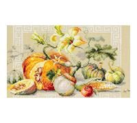 Magic Needle 120-111 ZW Pumpkin Festival Counted Cross Stitch Kit with Zweigart Edition, Cotton, Multi-Colour, 30 x 20 cm