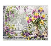 Magic Needle 210-206 ZW Romance of The White Night Counted Cross Stitch Kit with Zweigart Edition Cotton Multi-Coloured 32 x 25 cm