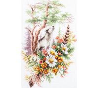 Magic Needle 250-699 ZW Summer Forest Soul Counted Cross Stitch Kit Zweigart Edition Cotton Multi-Coloured 17 x 27 cm