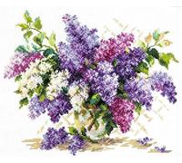 Magic Needle 40-68 ZW Counted Cross Stitch Kit Zweigart Edition Cotton Multi-Coloured 28 x 23 cm Lilac