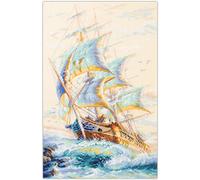 Magic needle 550-757 ZW Wind of Luck Counted Cross Stitch Kit with Zweigart Edition Cotton Multi-Coloured 27 x 40 cm