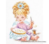 Magic Needle Counted Cross Stitch Kit, Cotton, Multicoloured, 14 x 18 cm