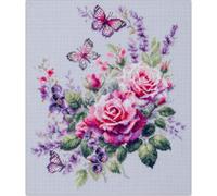 Magic Needle Happy Garden Counted Cross Stitch Kit 22x26cm