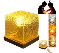 Magic Northern Lights for Your Bedroom, Magical Preferable Northern Lights Cube, Aurora Borealis Night Light Cube Projector, 16 Colors Ocean Wave Night Lighting (Rechargeable Three Colors)