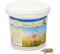 Magic of Nature Flower Seeds Mix - Bees Paradise - 1 kg - Easy to Use - Flowering Bee Willow - Sowing Tips - For 300 to 500 m²