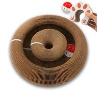Magic Organ Cat Scratcher Board with Ball - Interactive Kitty Toy for Mental & Physical Exercise