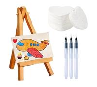 Magic Paint Set,38 Teiliges Foam Texture Painting Set,Kreativ Canvas,3D Drawing Magic Canvas Sponge Sets Mit 12 Malstifte & 3 Wasserstift,DIY Texture Paper