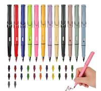 Magic Pencils - 12 Magic Pencils with 24 Replaceable Pens - Durable Pencils Without Dot, With Eraser - Set for Writing, Drawing and Creative Work