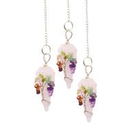 Magic Pendulum Seven Chakra Rose Quartz