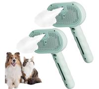 Magic Pet Wand For Pet Hair, Steam Dog Brushes For Grooming Short And Long Hair, Rechargeable Cleaning Spray Comb Suitable For Cats And Dogs (2 PCS B)