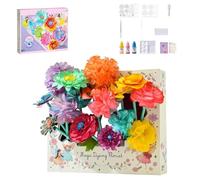 Magic Petal Flower Art Kit,DIY Paper Craft Kit, Magic Flower Kit,Create 3D Blossoms with Colorful Petals,Fun & Educational Arts