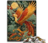 Magic Phoenix Jigsaw Puzzles for Adults 1000 Piece Puzzle, Toy Intellectual Game Artists Collection, Fine Art 26X38CM