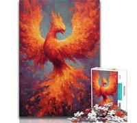 Magic Phoenix Puzzles for Adults Teens 1000pc Puzzle,Toys Educational Games Stress Relieving Wishlist with Santa Claus 50x75cm