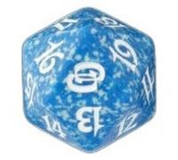 Magic Planar Chaos Spindown Dice Blue