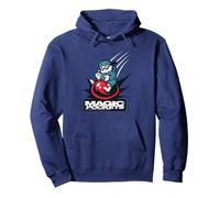 Magic Pockets Retro Video Game Bitmap Kid On Hopper Pullover Hoodie